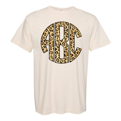 Monogrammed Leopard T-Shirt