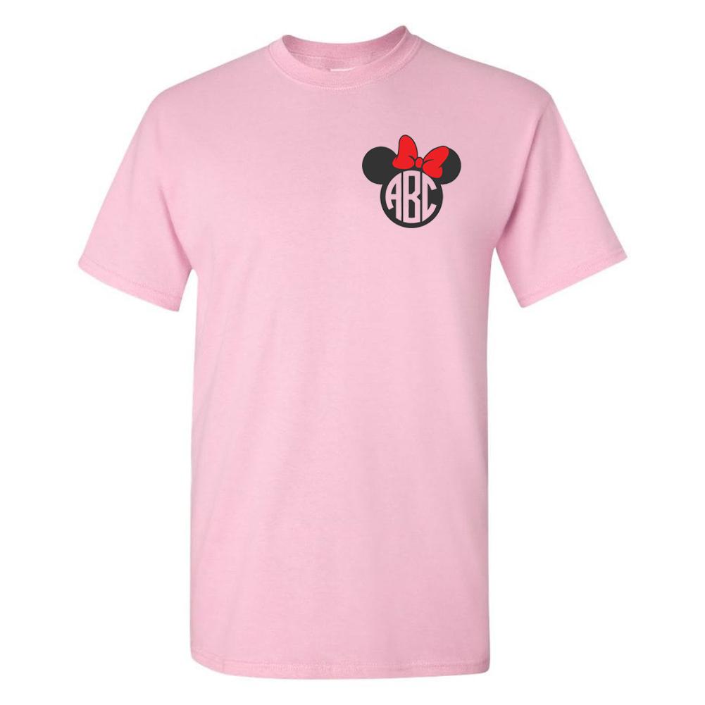 Monogrammed Minnie/Mickey Mouse Disney T-Shirt