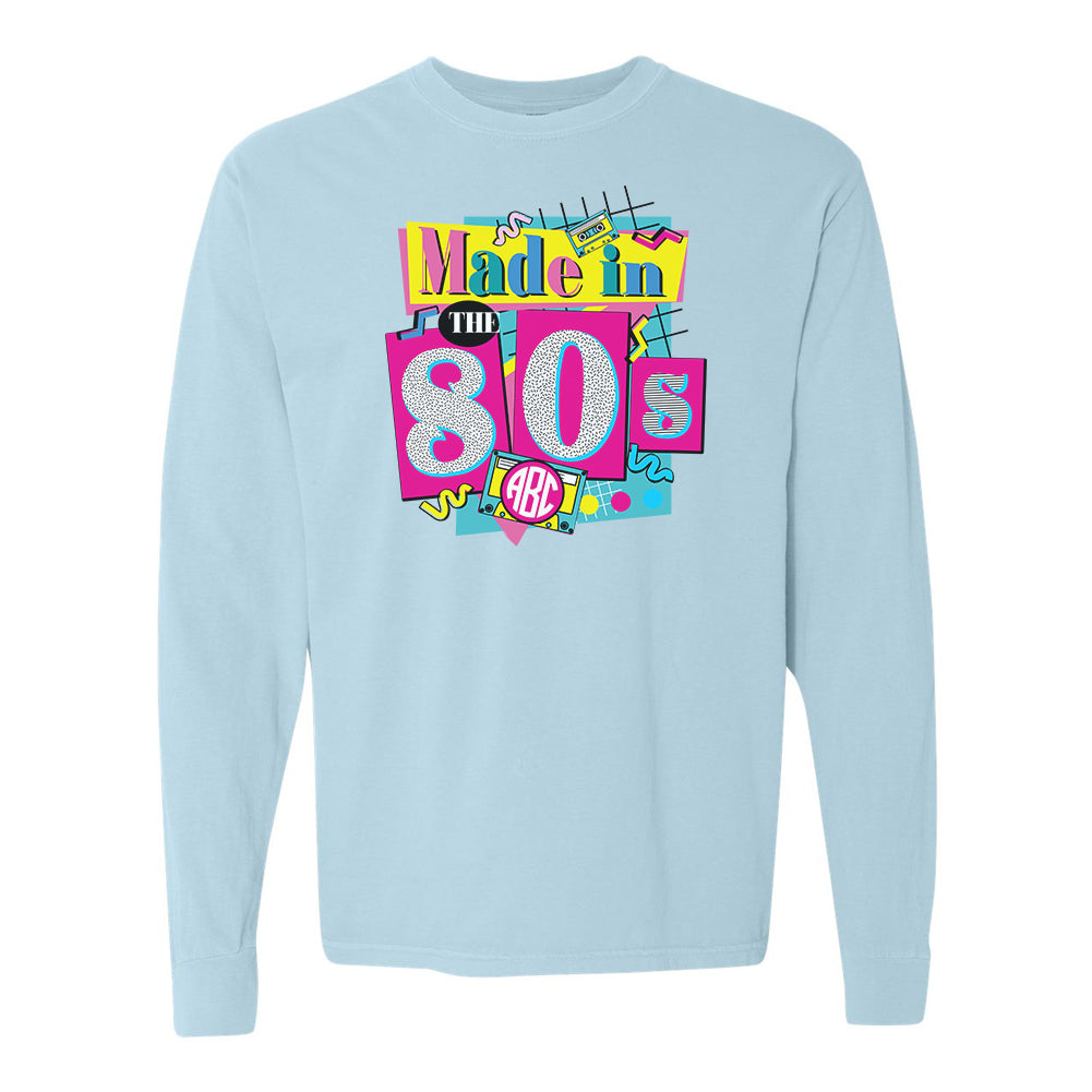 Monogrammed 'Made in the 80's' Long Sleeve T-Shirt
