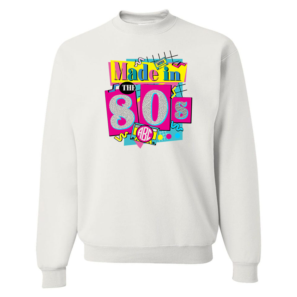 Monogrammed 'Made in the 80's' Crewneck Sweatshirt