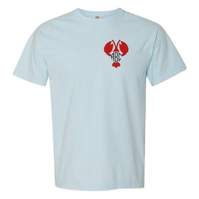Chambray Comfort Colors T-Shirt with United Monograms Lobster