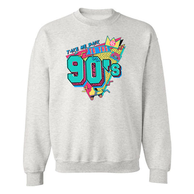 Monogrammed 'Take Me Back to the 90's' Crewneck Sweatshirt