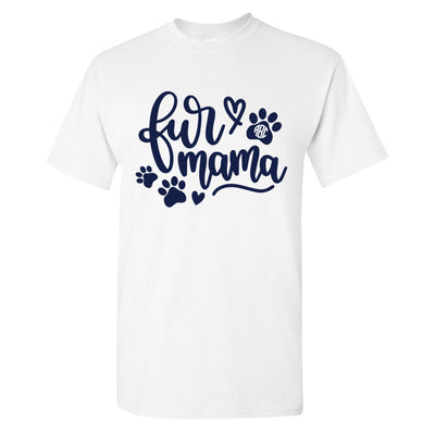 Monogrammed Fur Mama Pet T-Shirt