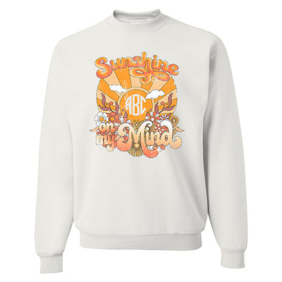 Monogrammed 'Sunshine On My Mind' Crewneck Sweatshirt