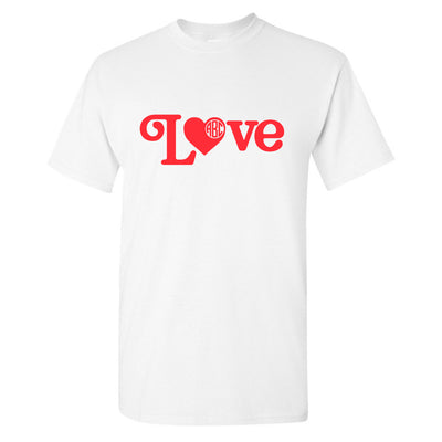 Monogrammed 'Love' Basic T-Shirt