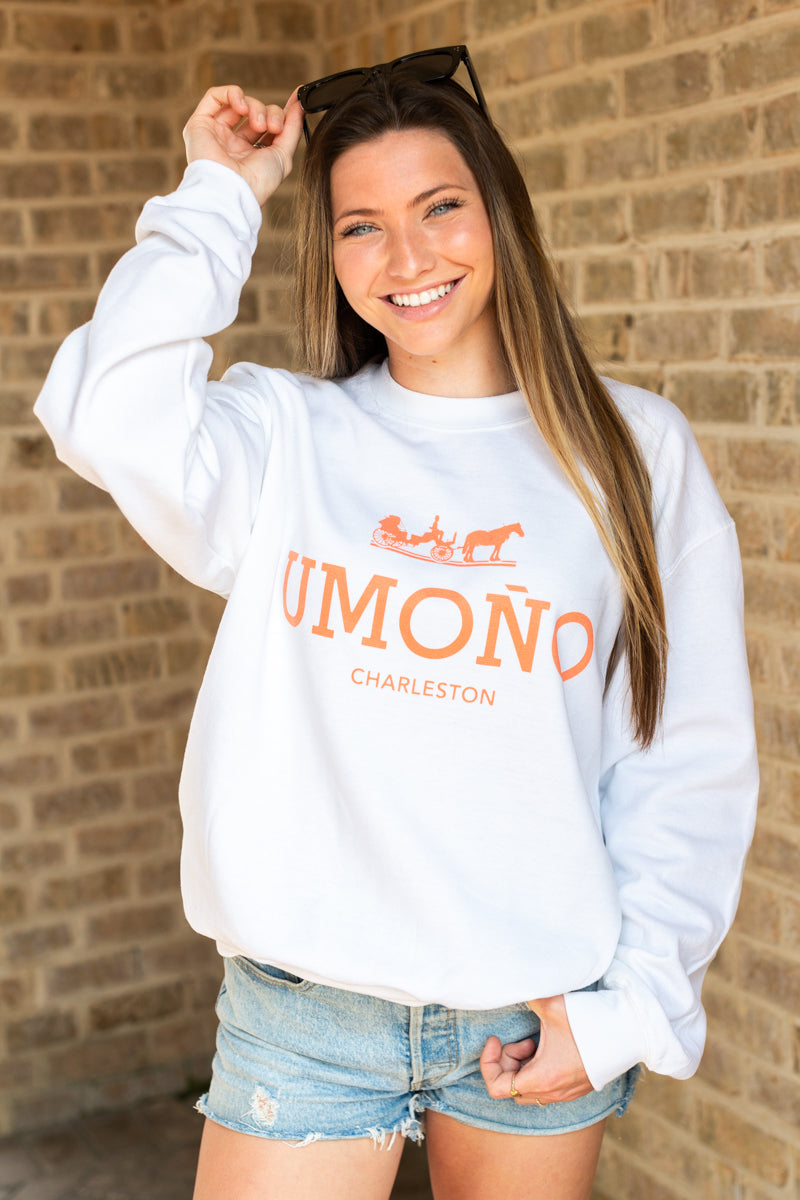 UM Orange Logo Crewneck Sweatshirt