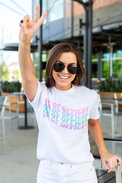 Monogrammed 'Out Of Office' T-Shirt