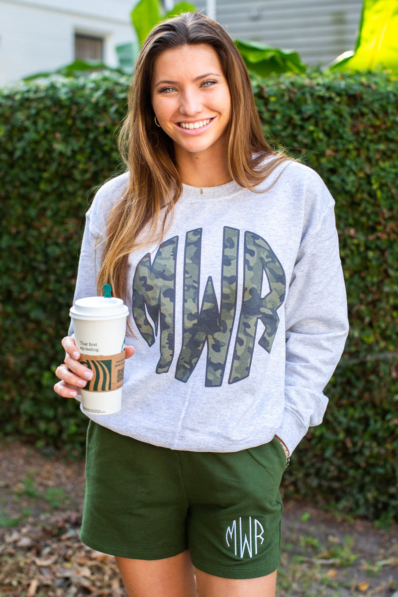 Monogrammed 'Camo' Lounge Set Package