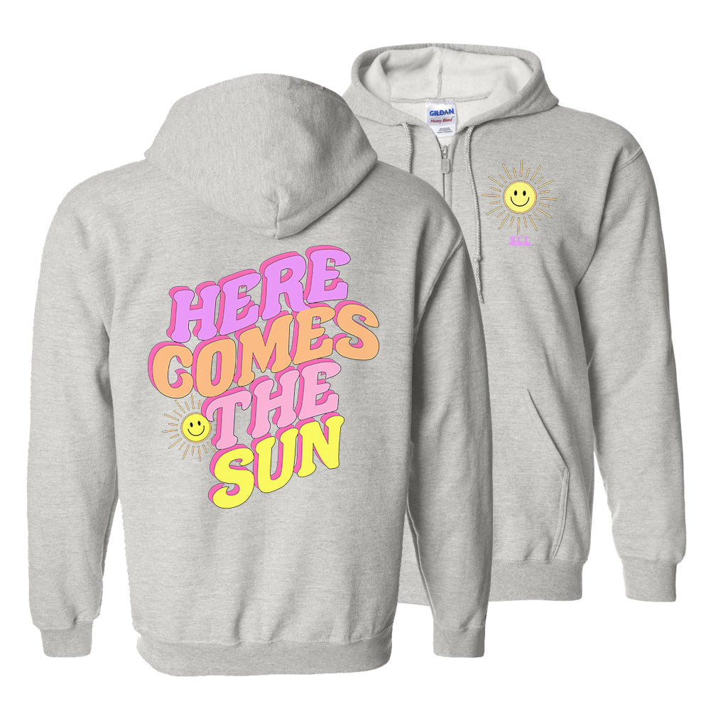 Make It Yours™ 'Here Comes The Sun' Front & Back Full Zip