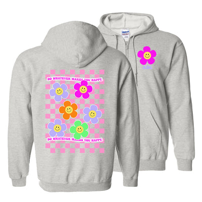 Make It Yours™ 'Do Whatever Makes You Happy' Front & Back Full Zip