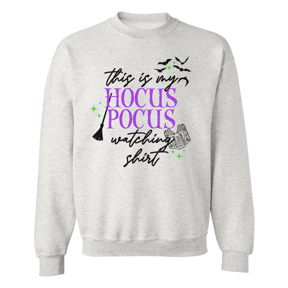 'This Is My Hocus Pocus Watching Shirt' Crewneck Sweatshirt