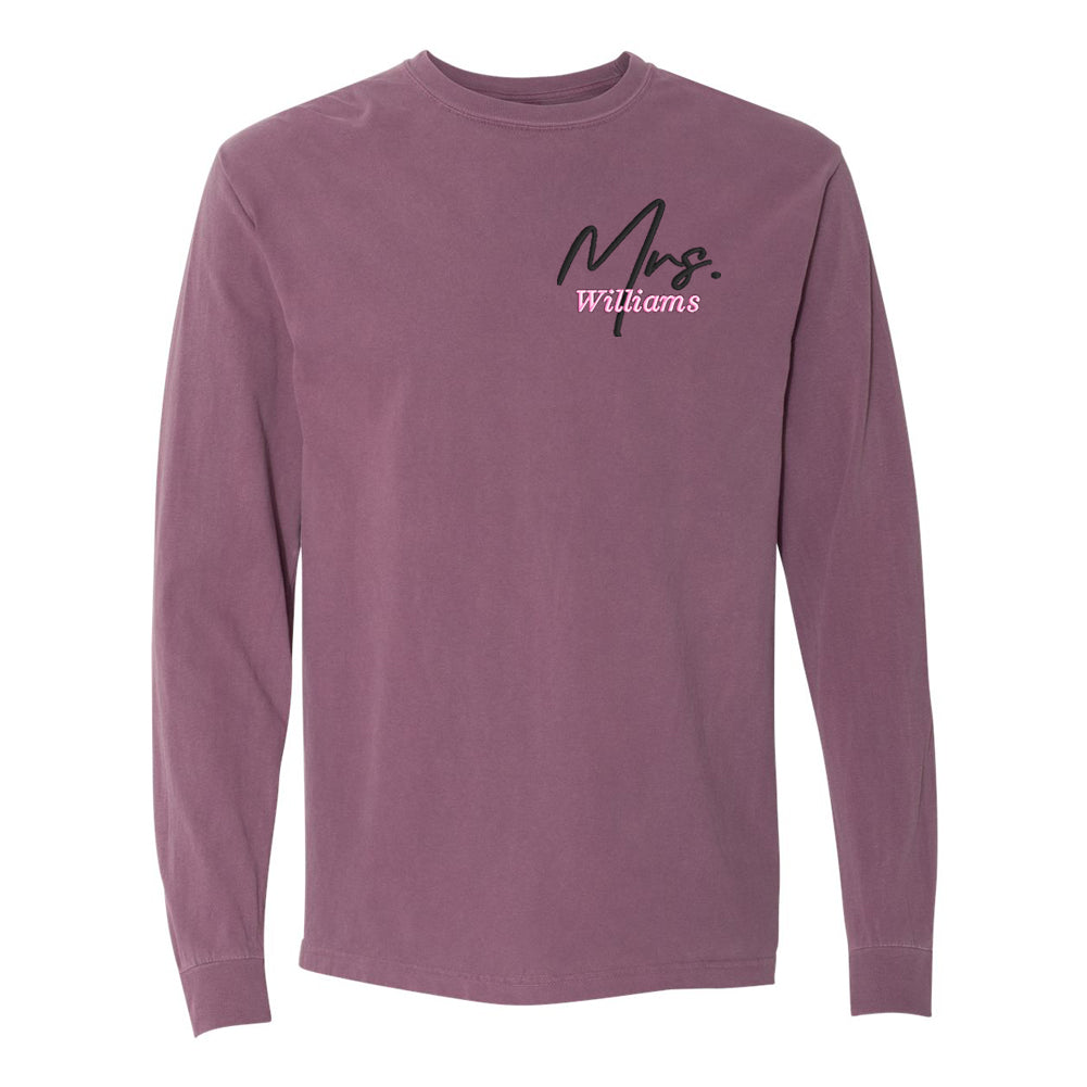 Make It Yours™ 'Mrs./Future Mrs.' Long Sleeve T-Shirt