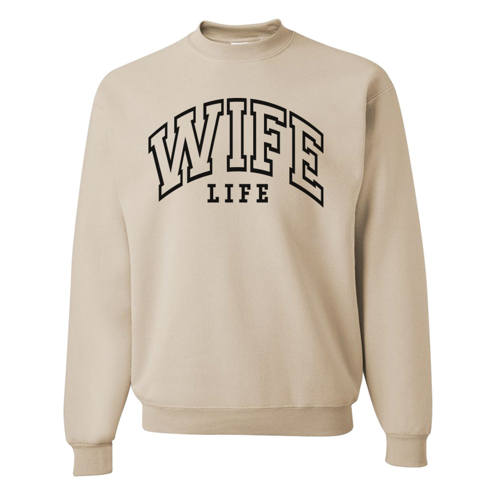 'Wife Life' Crewneck Sweatshirt