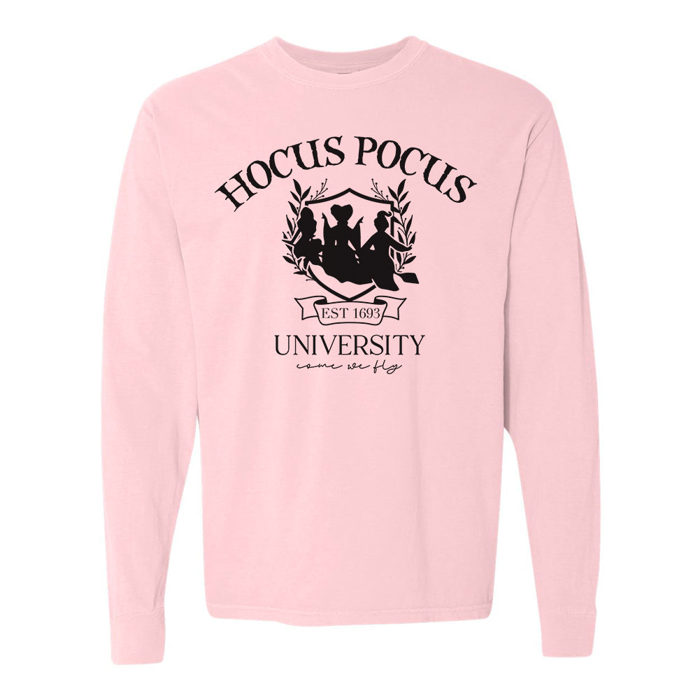 'Hocus Pocus University' Comfort Colors Long Sleeve T-Shirt
