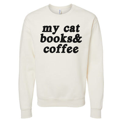 Make It Yours™ '...Books & Coffee' Crewneck Sweatshirt