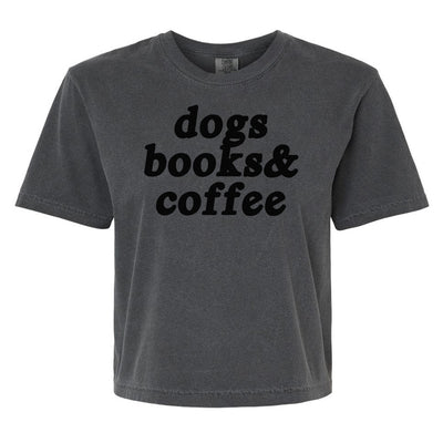 Make It Yours™ '...Books & Coffee' Boxy T-Shirt