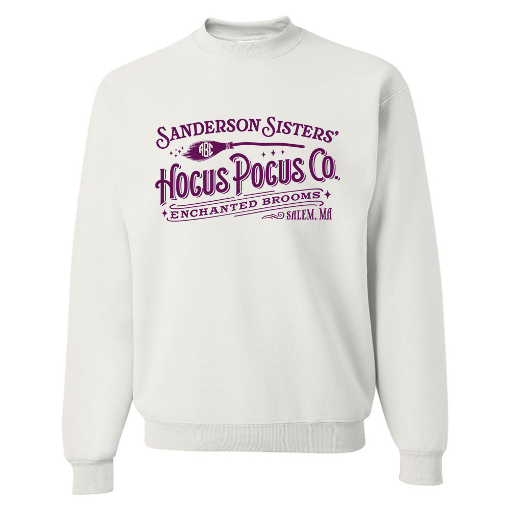 Monogrammed 'Hocus Pocus Co.' Crewneck Sweatshirt