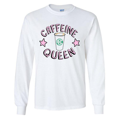 Caffeine Queen Monogrammed Shirt
