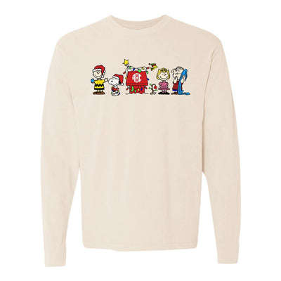 Monogrammed 'Charlie Brown Christmas' Long Sleeve T-Shirt