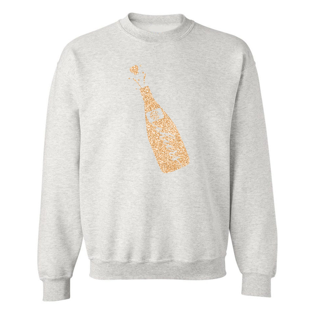 Monogrammed Glitter 'Celebration Cheers' Crewneck Sweatshirt