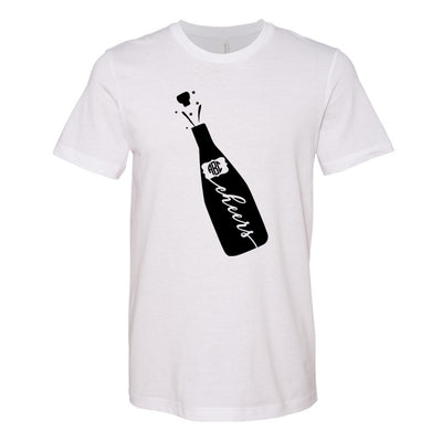 New Years Monogrammed Tee Champagne