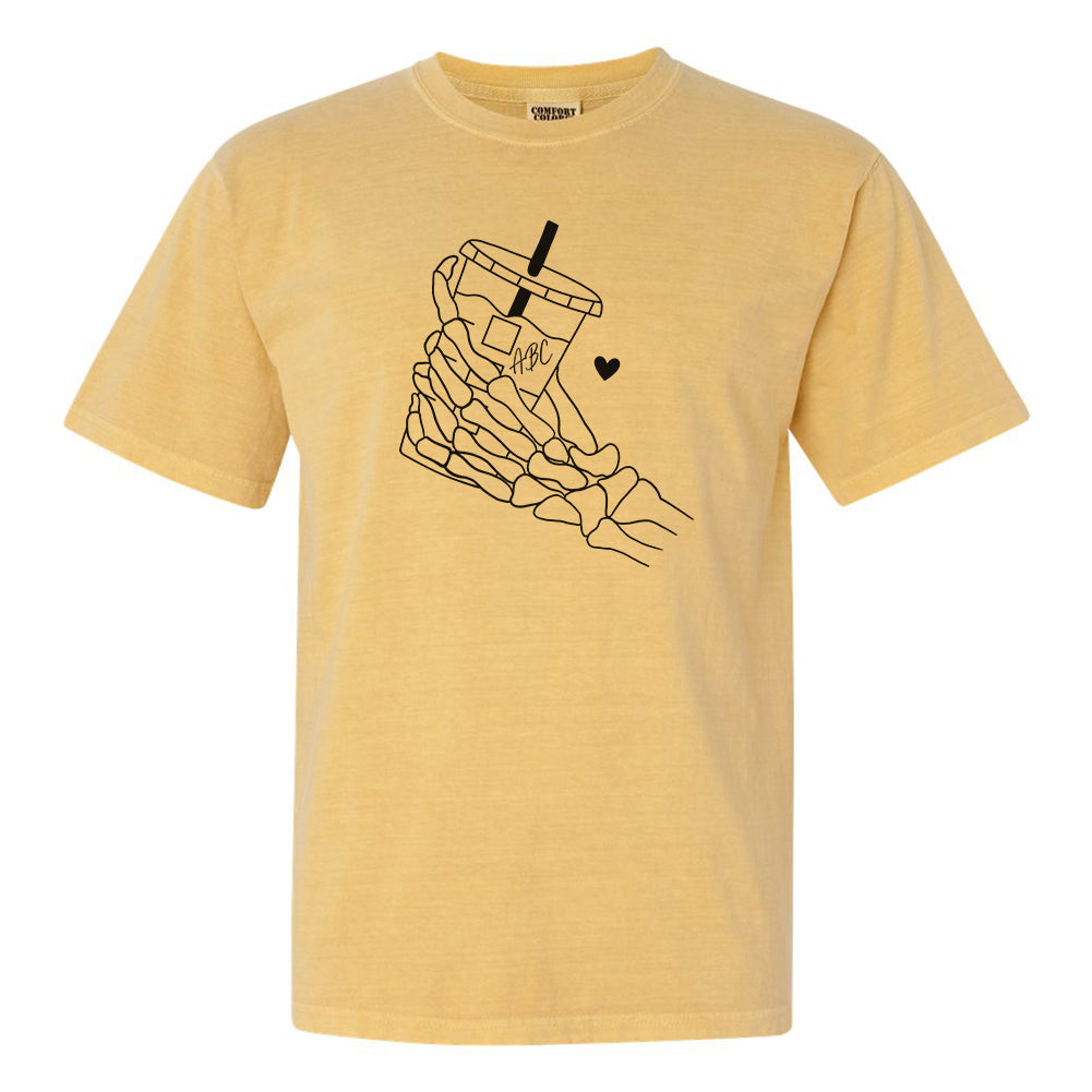 Initialed 'Skeleton Iced Coffee' T-Shirt