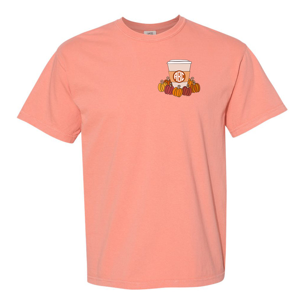 Monogrammed 'Pumpkin Coffee' T-Shirt
