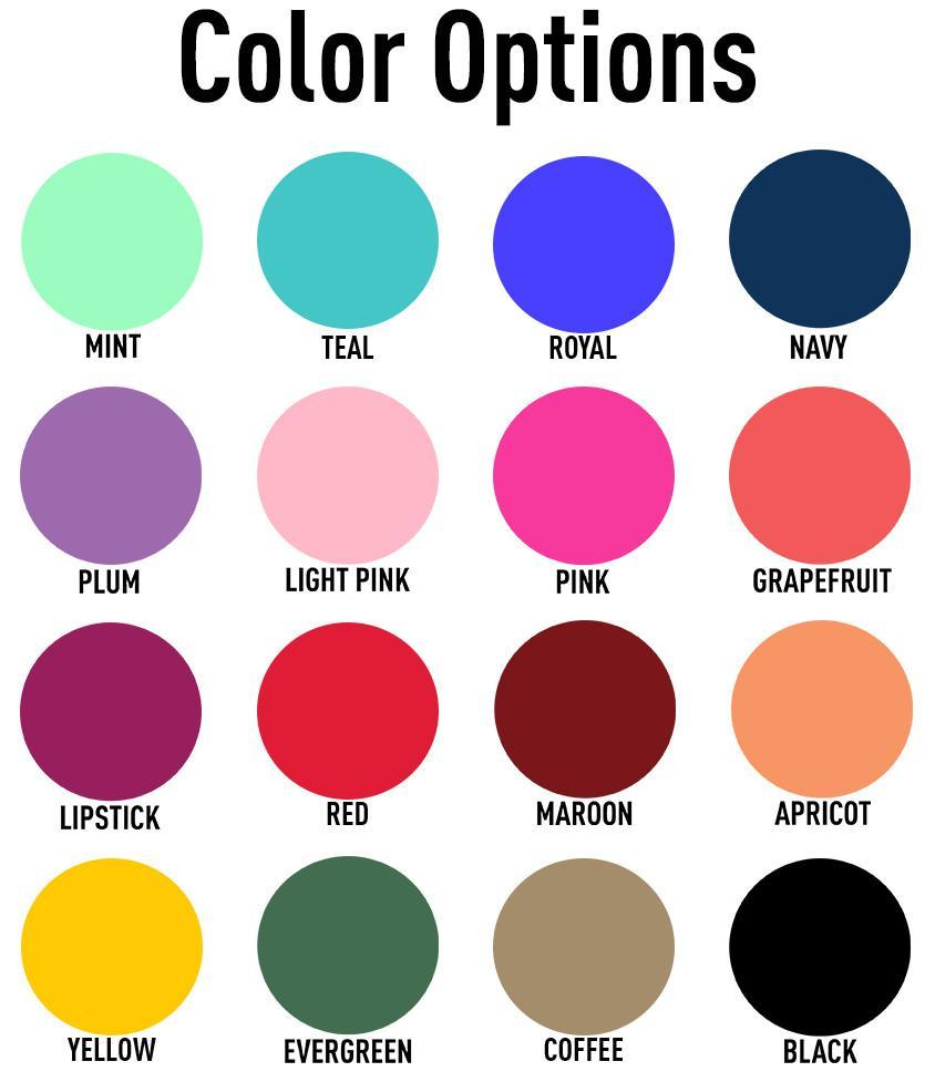 United Monograms Color Options