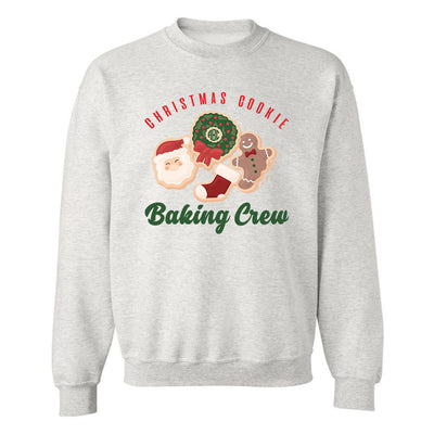 Monogrammed 'Christmas Cookie Baking Crew' Crewneck Sweatshirt