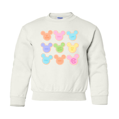 Kids Monogrammed 'Mickey Valentine's Cookies' Crewneck Sweatshirt