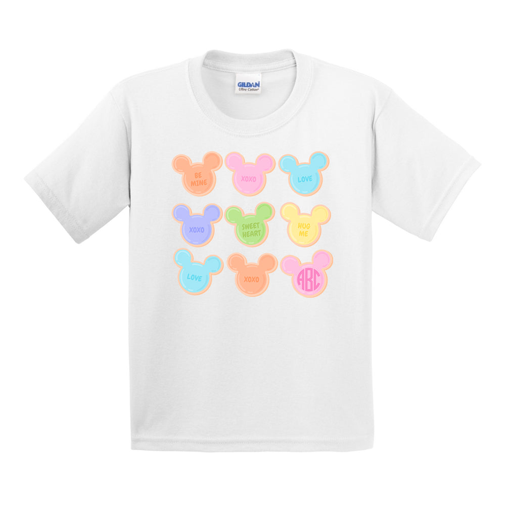 Kids Monogrammed 'Mickey Valentine's Cookies' T-Shirt
