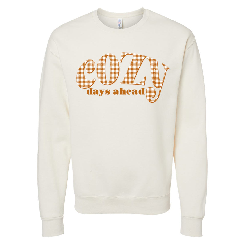 'Cozy Days Ahead' Crewneck Sweatshirt