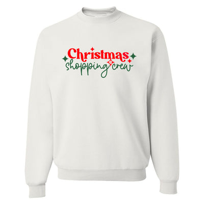 Monogrammed 'Christmas Shopping Crew' Crewneck Sweatshirt