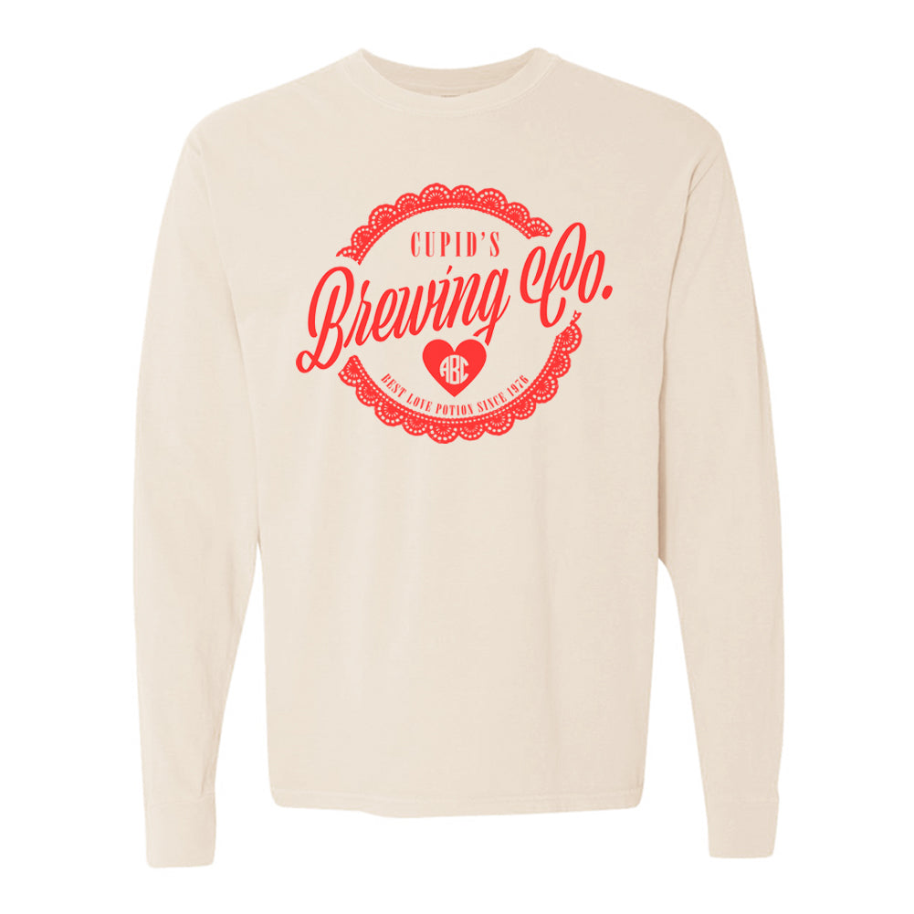 Monogrammed 'Cupid's Brewing Co.' Long Sleeve T-Shirt