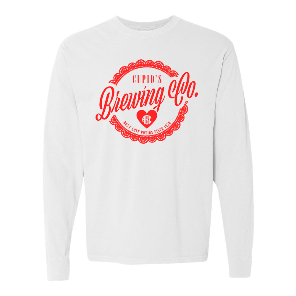Monogrammed 'Cupid's Brewing Co.' Long Sleeve T-Shirt