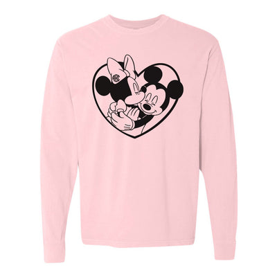 Monogrammed 'Mickey & Minnie Love' Long Sleeve T-Shirt