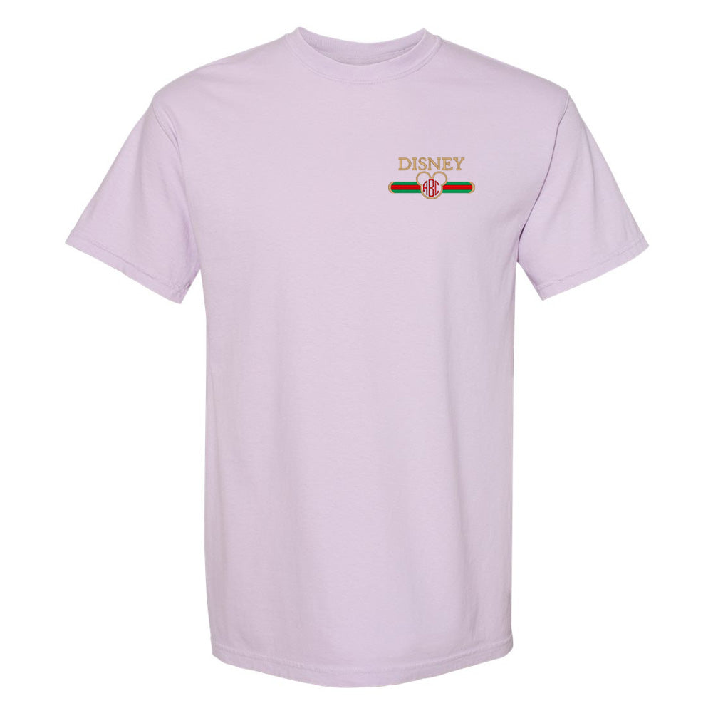 Monogrammed Disney Designer Dupe Comfort Colors T-Shirt