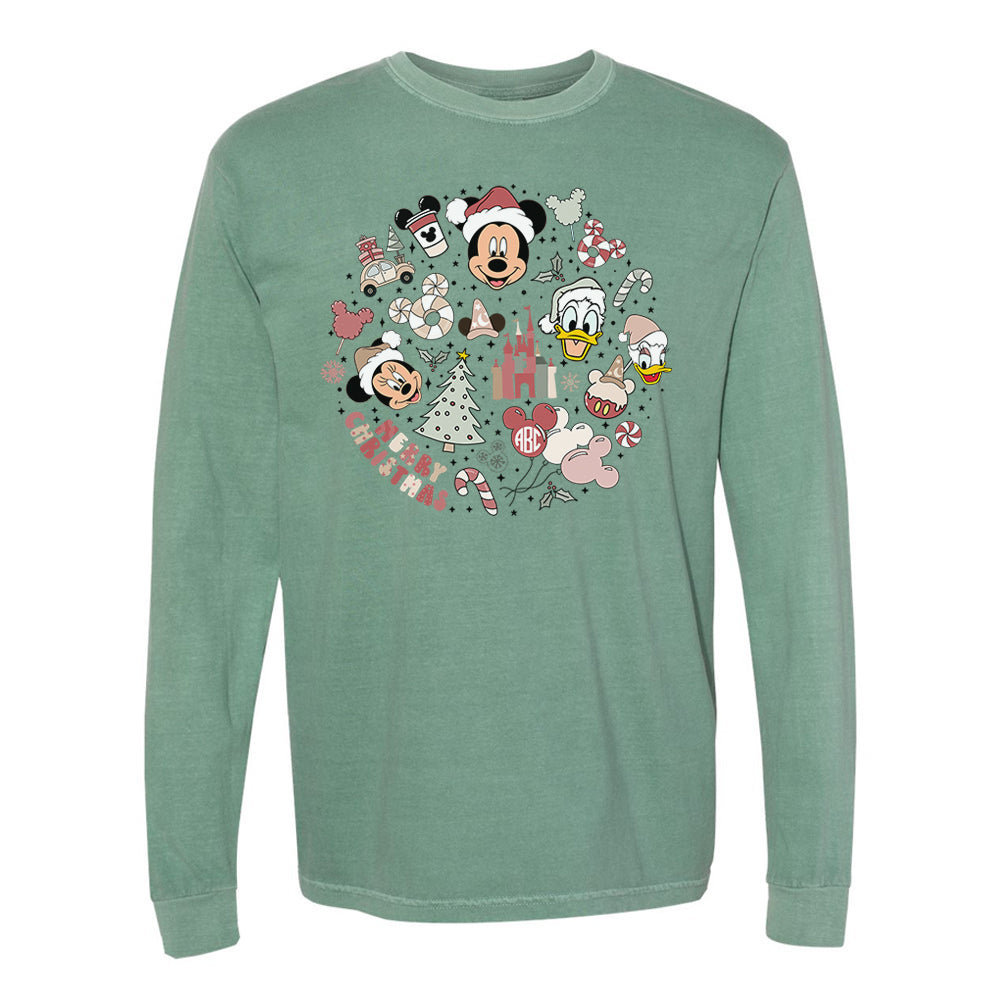 Monogrammed 'Mickey's Magic Christmas' Long Sleeve T-Shirt