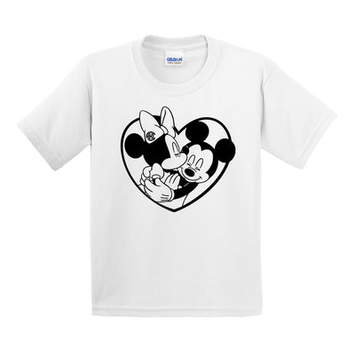 Kids Monogrammed 'Mickey & Minnie Love' T-Shirt
