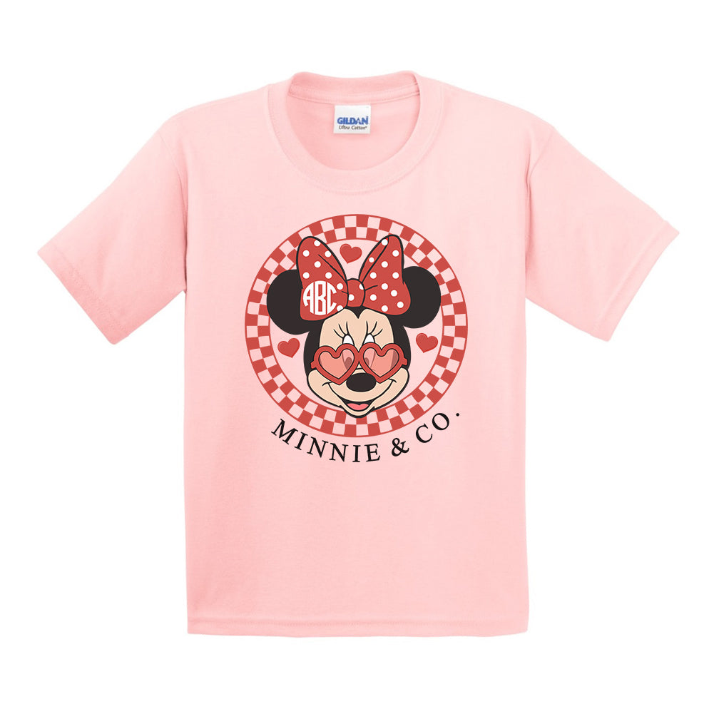 Kids Monogrammed 'Mickey/Minnie Valentine's Day' T-Shirt