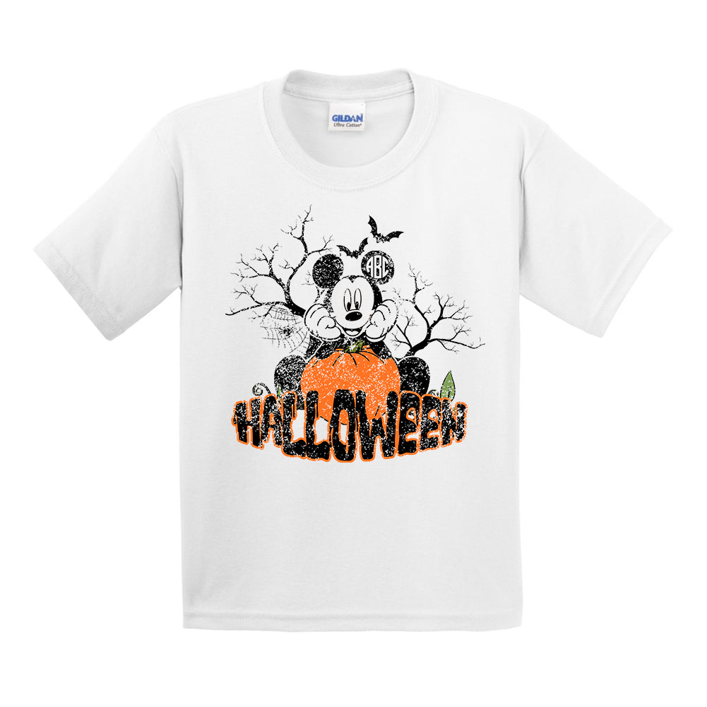 Kids Monogrammed 'Mickey Halloween' T-Shirt