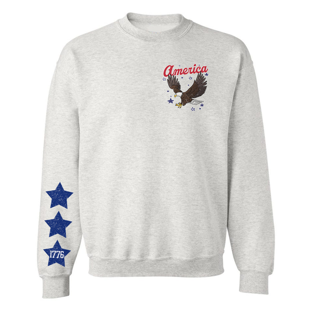 'Eagle & Stars' Crewneck Sweatshirt