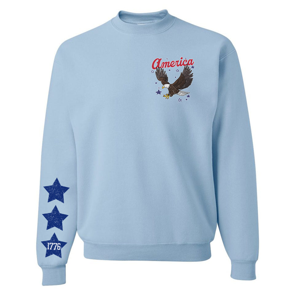 'Eagle & Stars' Crewneck Sweatshirt