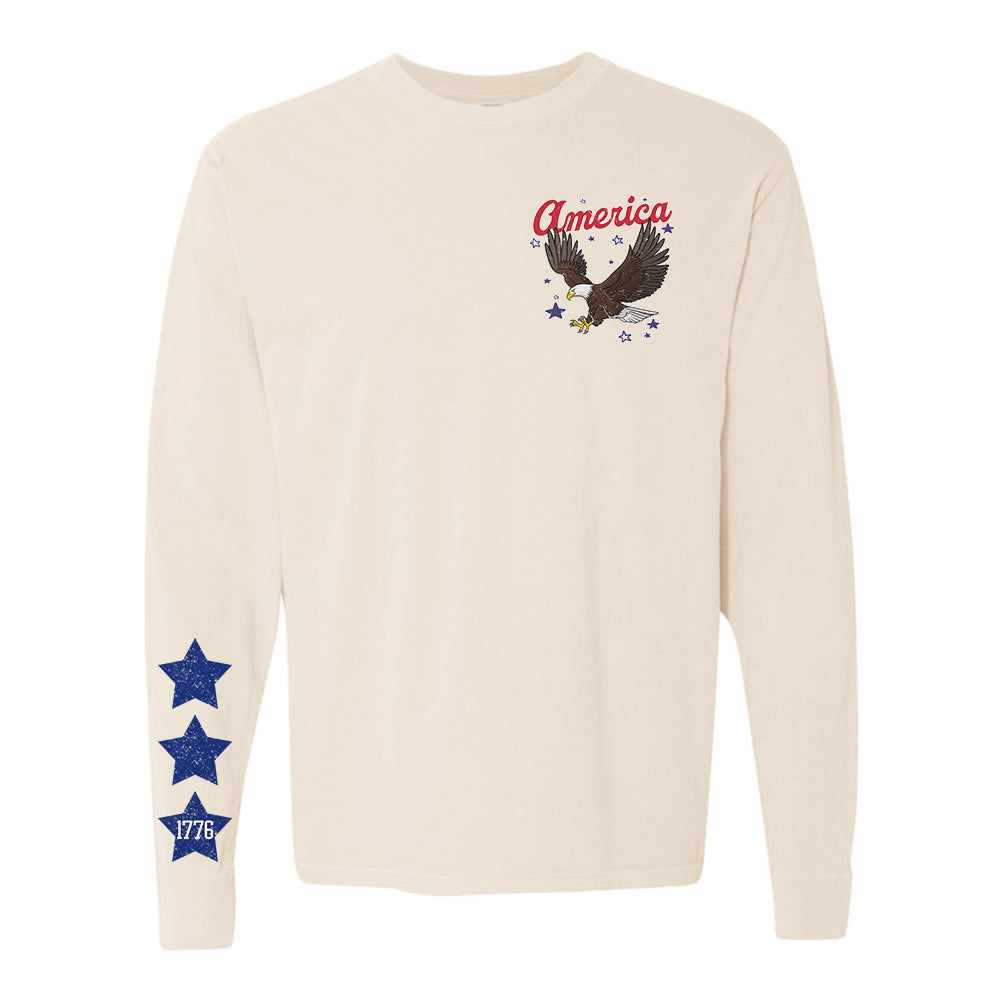 'Eagle & Stars' Long Sleeve T-Shirt