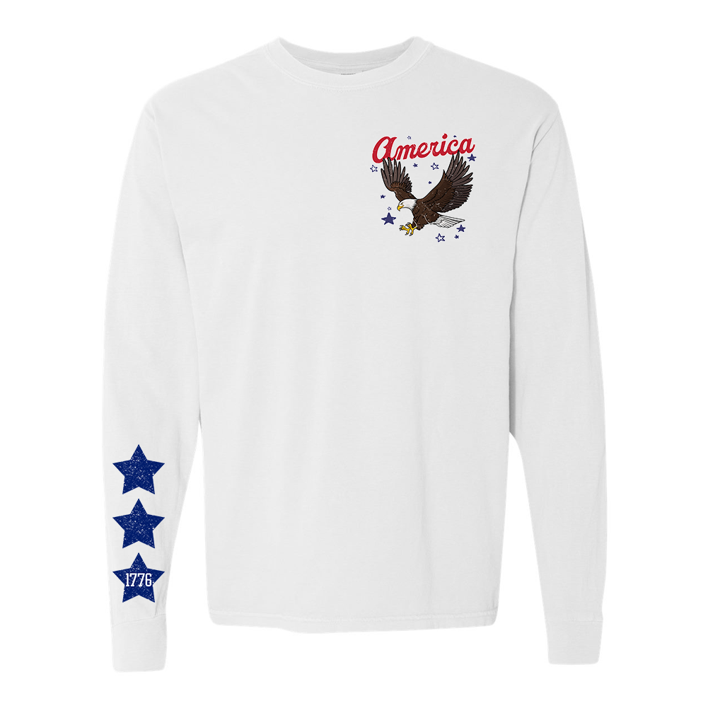 'Eagle & Stars' Long Sleeve T-Shirt