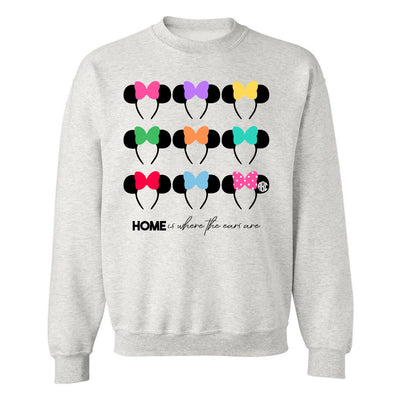 Monogrammed 'Home Is Where The Ears Are' Crewneck Sweatshirt