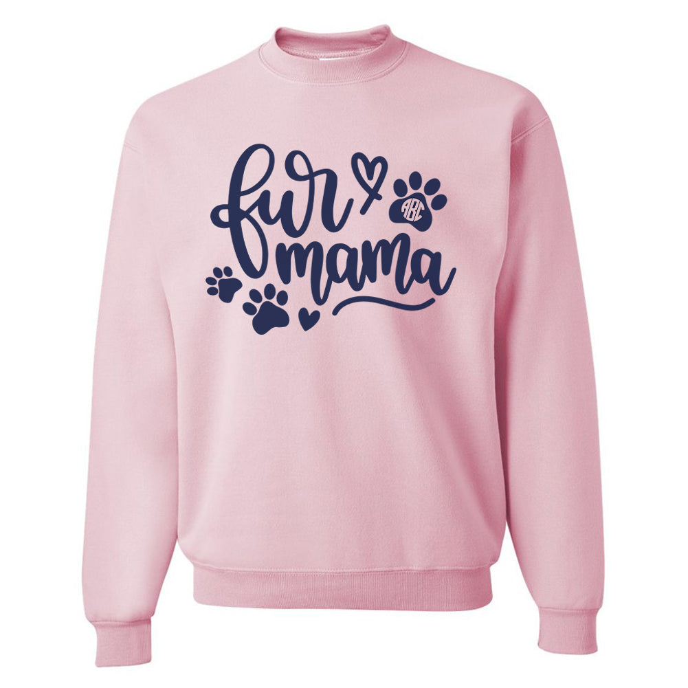 Monogrammed Fur Mama Pet Sweatshirt