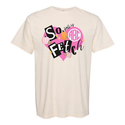 Monogrammed 'Fall Is So Fetch' T-Shirt