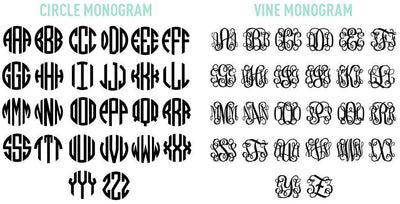 united monograms monogram styles