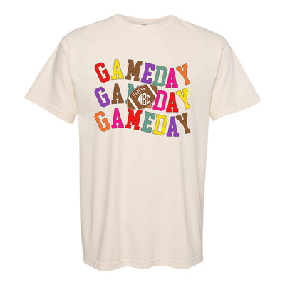 Monogrammed 'Retro Game Day' T-Shirt